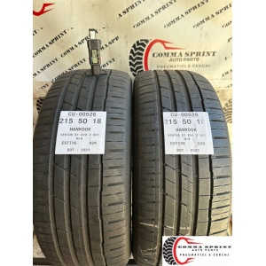 2 PNEUMATICI 215/50 R18 HANKOOK ESTIVE 75%