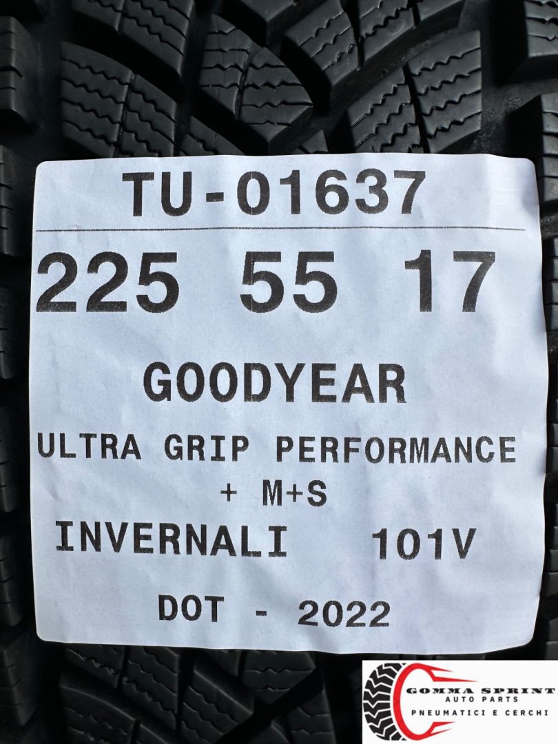 4 PNEUMATICI 225/55 R17 GOODYEAR INVERNALI - immagine 12