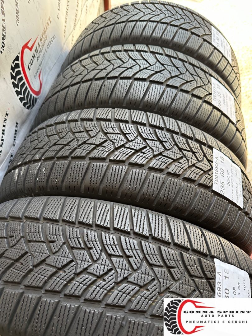 4 PNEUMATICI 235/60 255/55 R18 DUNLOP INVERNALI - immagine 12