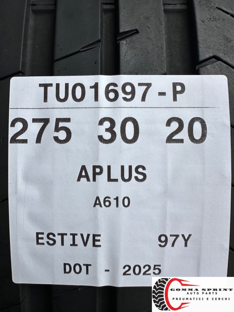 4 PNEUMATICI 245/35 R20 E 275/30 R20 APLUS ESTIVE - immagine 14
