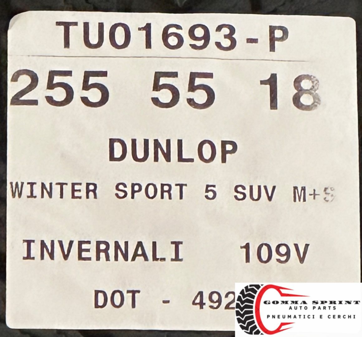 4 PNEUMATICI 235/60 255/55 R18 DUNLOP INVERNALI - immagine 14