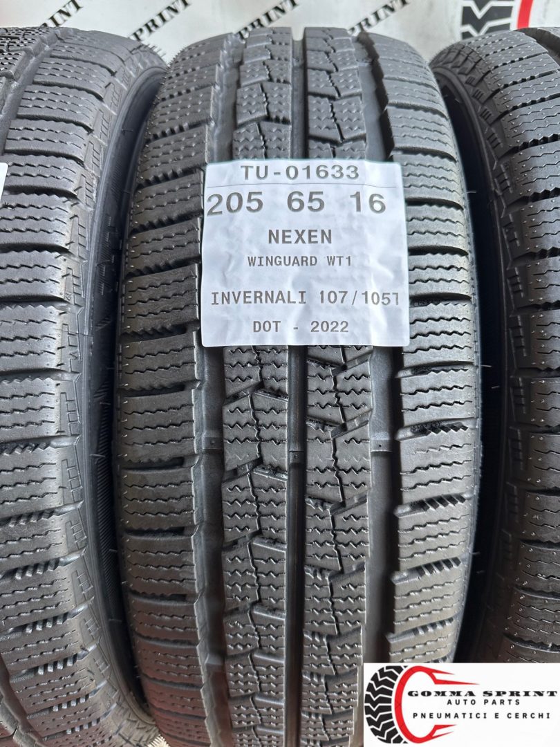 4 PNEUMATICI 205/65 R16C NEXEN INVERNALI SEMINUOVE - immagine 2