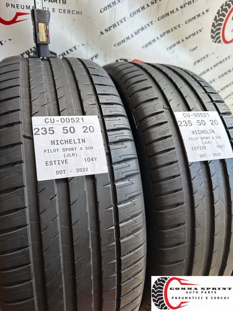2 PNEUMATICI 235/50 R20 MICHELIN ESTIVE 80% - immagine 2