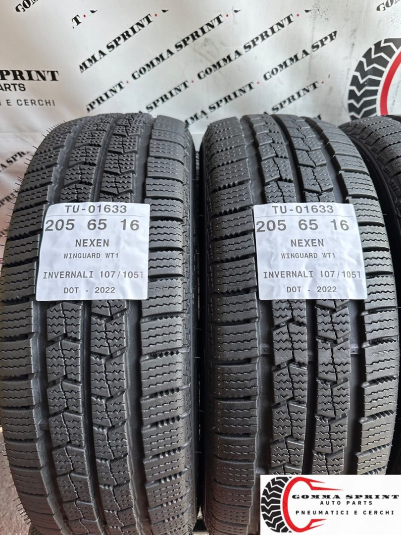 4 PNEUMATICI 205/65 R16C NEXEN INVERNALI SEMINUOVE - immagine 3
