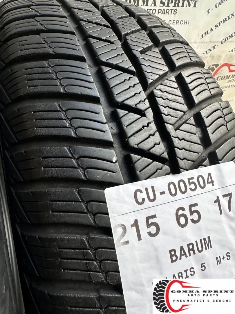 2 PNEUMATICI 215/65 R17 BARUM INVERNALI 90% - immagine 3