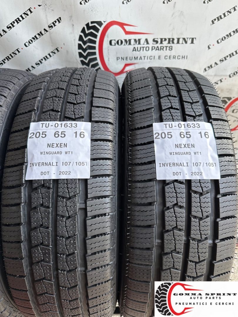 4 PNEUMATICI 205/65 R16C NEXEN INVERNALI SEMINUOVE - immagine 4