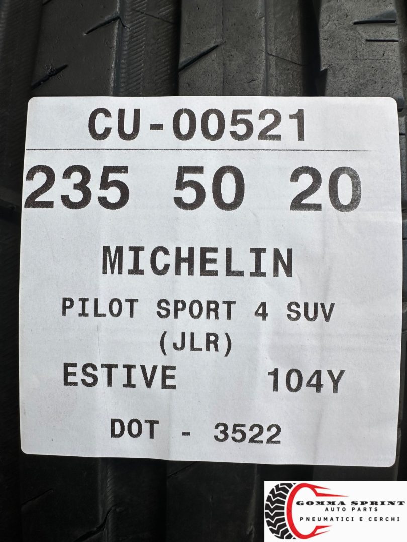 2 PNEUMATICI 235/50 R20 MICHELIN ESTIVE 80% - immagine 5