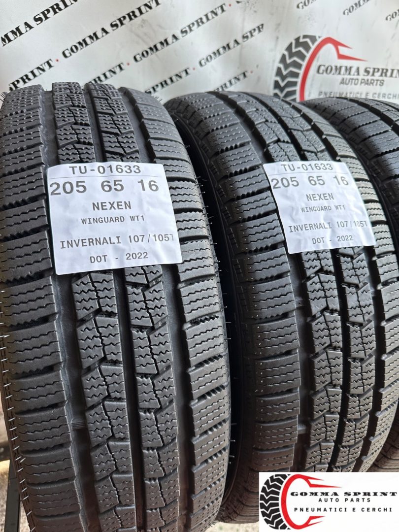 4 PNEUMATICI 205/65 R16C NEXEN INVERNALI SEMINUOVE - immagine 6
