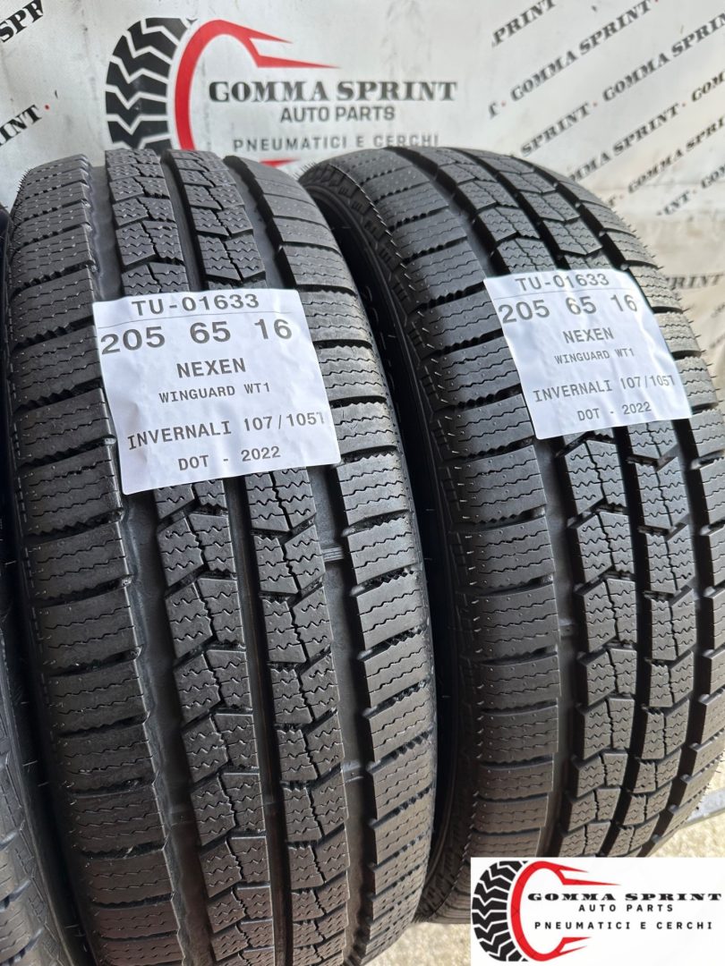 4 PNEUMATICI 205/65 R16C NEXEN INVERNALI SEMINUOVE - immagine 7