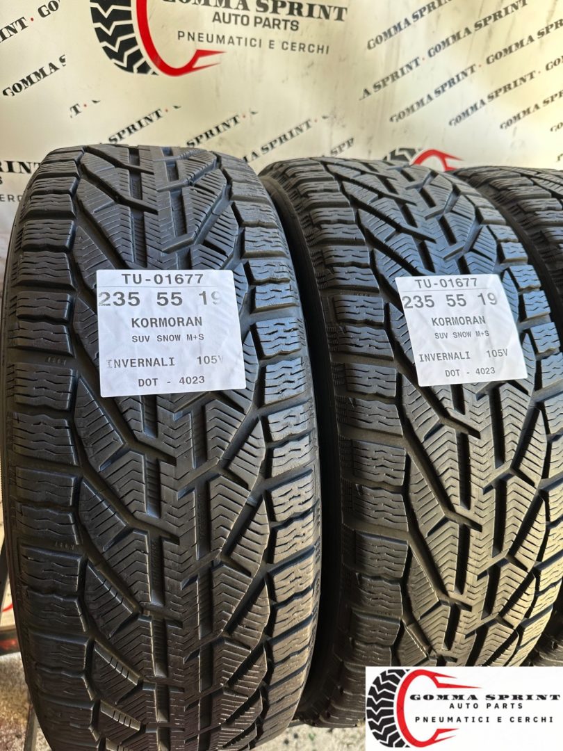 4 PNEUMATICI 235/55 R19 KORMORAN INVERNALI 85% - immagine 7