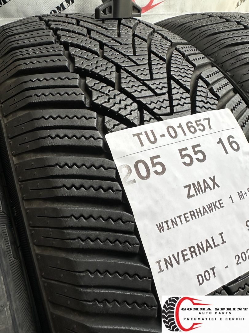 4 PNEUMATICI 205/55 R16 ZMAX INVERNALI 80% - immagine 8