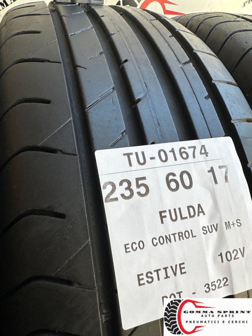 4 PNEUMATICI 235/60 R17 FULDA ESTIVE 85% - immagine 8