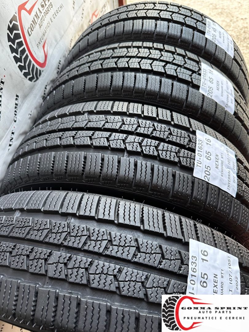 4 PNEUMATICI 205/65 R16C NEXEN INVERNALI SEMINUOVE - immagine 9