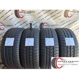 4 PNEUMATICI 235/55 R17 BARUM INVERNALI 75%