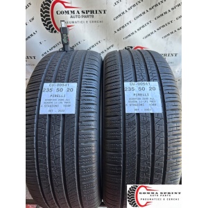 2 PNEUMATICI 235/50 R20 PIRELLI 4 STAGIONI 80%