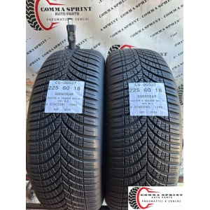 2 PNEUMATICI 225/60 R18 GOODYEAR 4 STAGIONI 90%