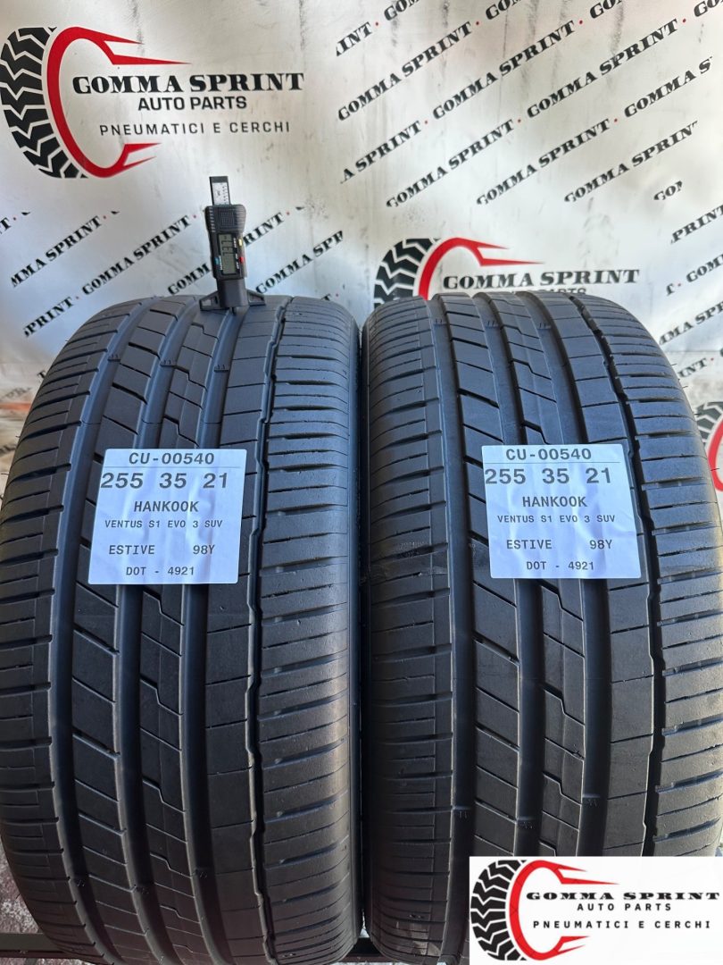 2 PNEUMATICI 255/35 R21 HANKOOK ESTIVE SEMINUOVE