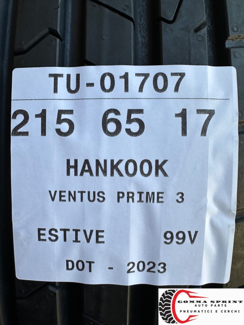 4 PNEUMATICI 215/65 R17 HANKOOK ESTIVE SEMINUOVE - immagine 10