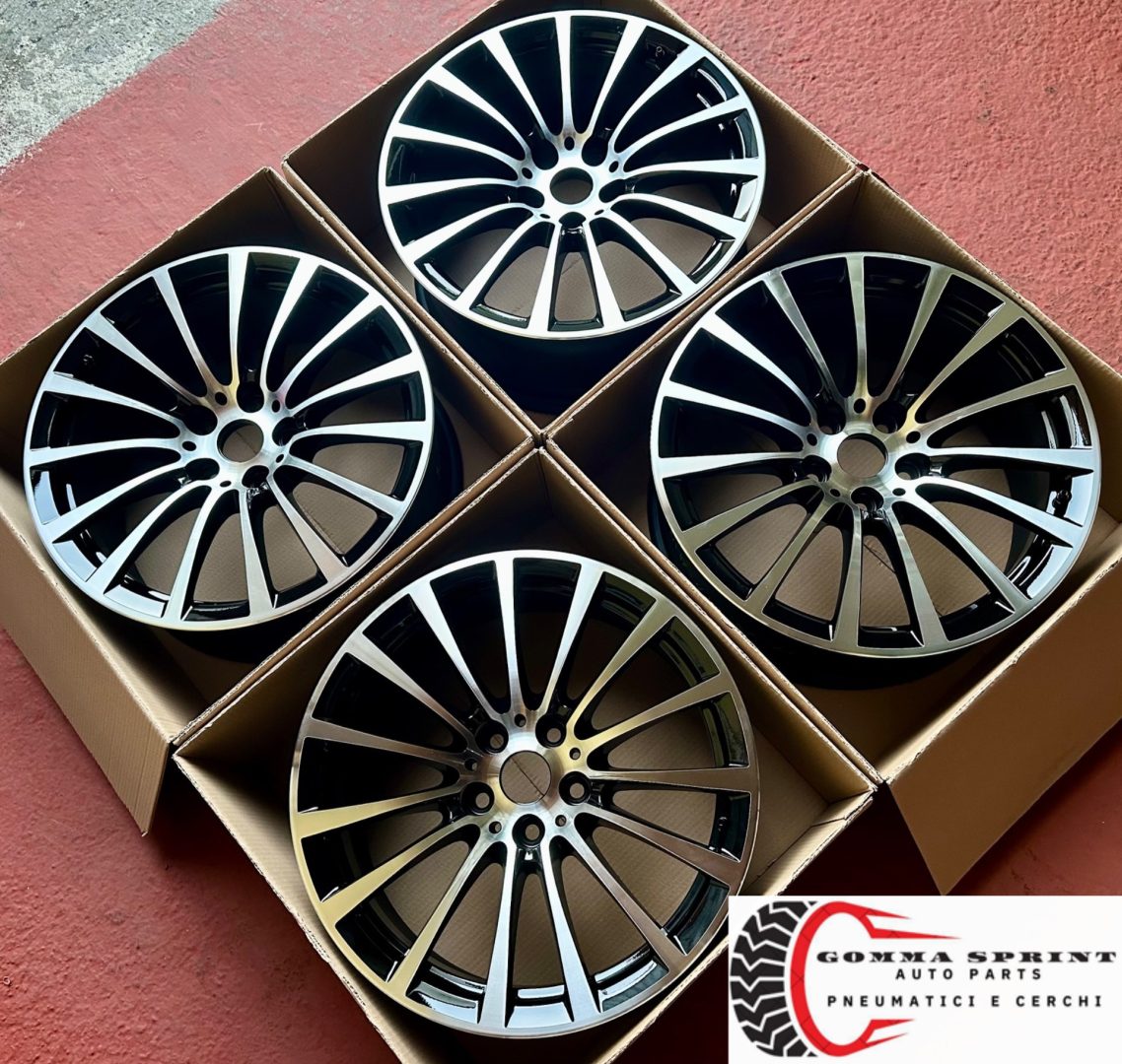 4 CERCHI IN LEGA ORIGINALI RAGGIO 18 BMW SERIE 5 NERO LUCIDO DIAMANTATO (PARI AL NUOVO) - immagine 11