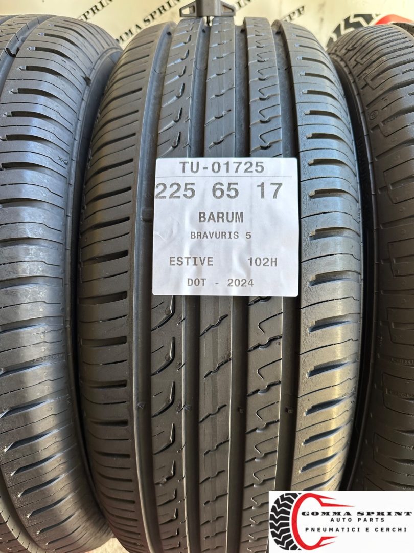 4 PNEUMATICI 225/65/17 BARUM ESTIVE 95% - immagine 2