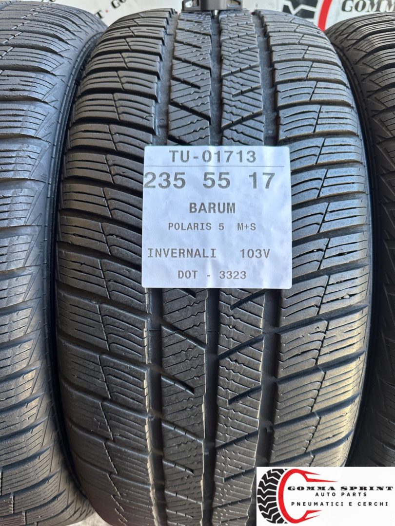4 PNEUMATICI 235/55 R17 BARUM INVERNALI 75% - immagine 2
