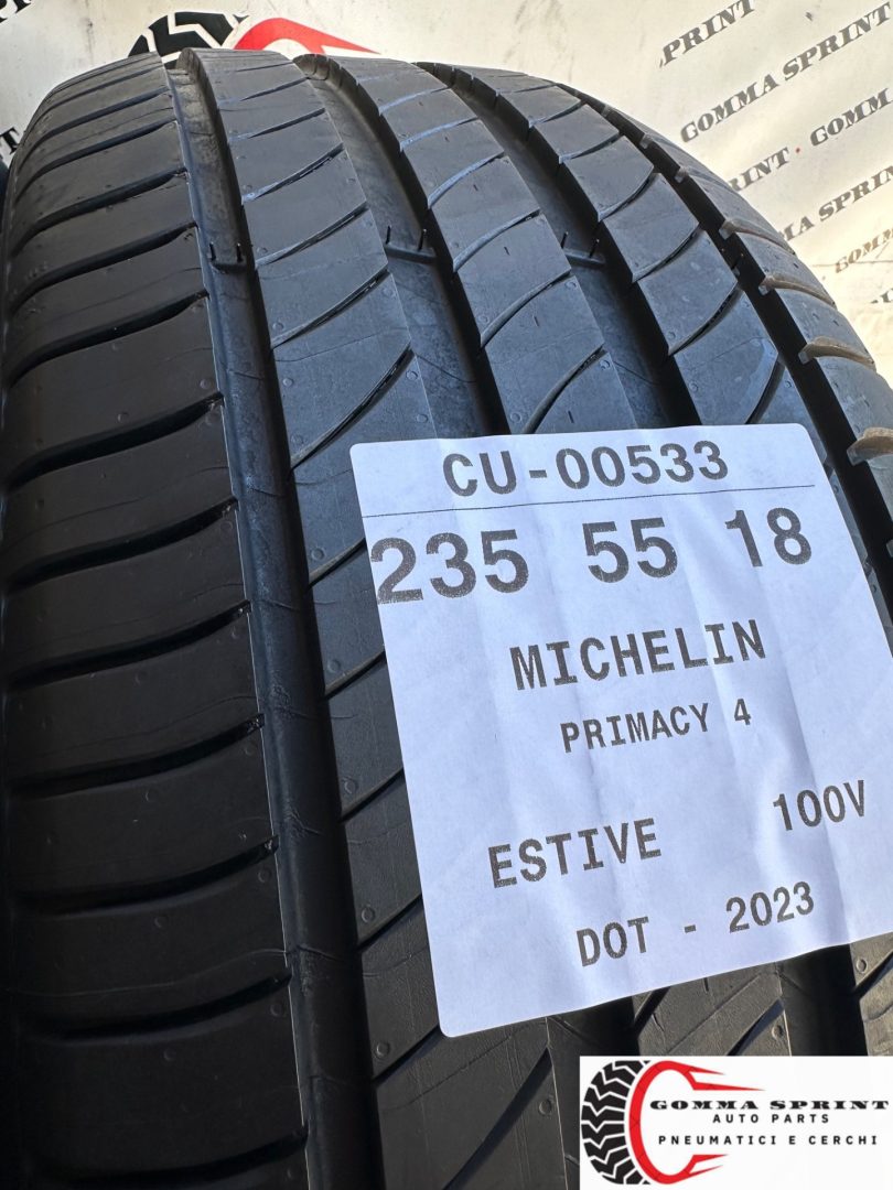2 PNEUMATICI 235/55 R18 MICHELIN ESTIVE SEMINUOVE - immagine 3