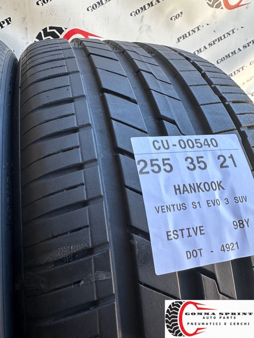 2 PNEUMATICI 255/35 R21 HANKOOK ESTIVE SEMINUOVE - immagine 3