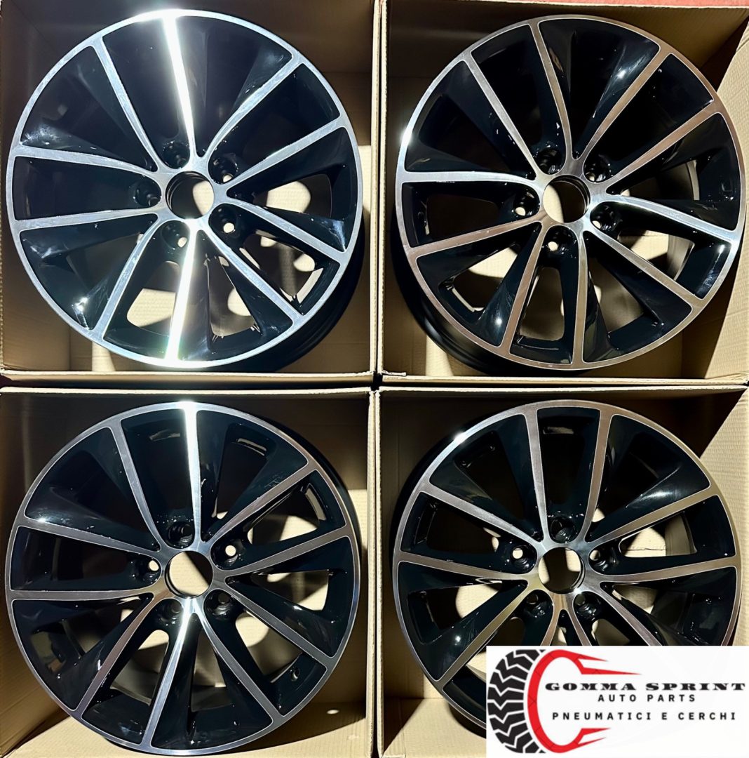 4 CERCHI IN LEGA ORIGINALI RAGGIO 18 BMW X3 X4 Z4 NERO LUCIDO DIAMANTATO (PARI AL NUOVO) - immagine 4
