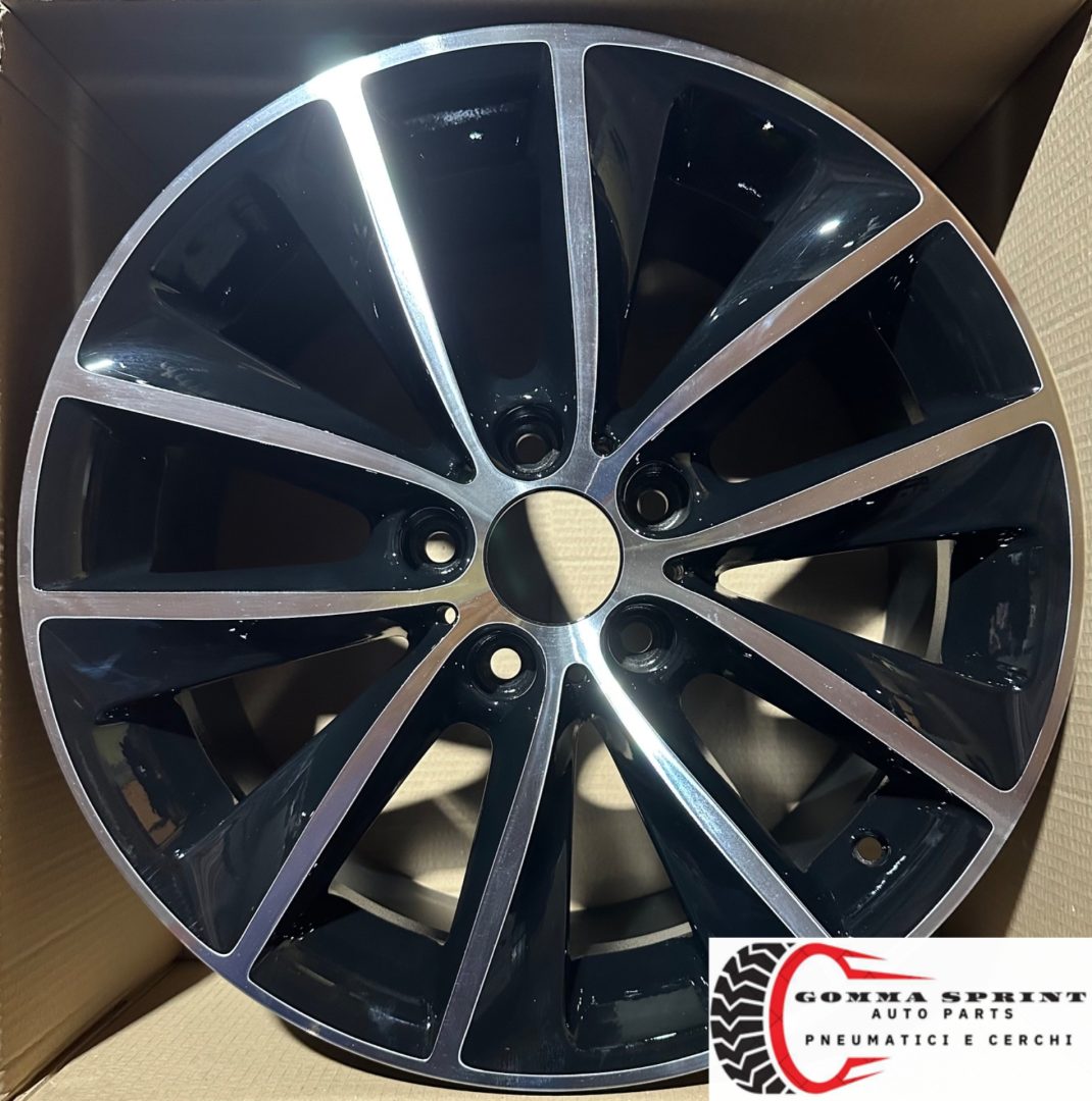 4 CERCHI IN LEGA ORIGINALI RAGGIO 18 BMW X3 X4 Z4 NERO LUCIDO DIAMANTATO (PARI AL NUOVO) - immagine 5