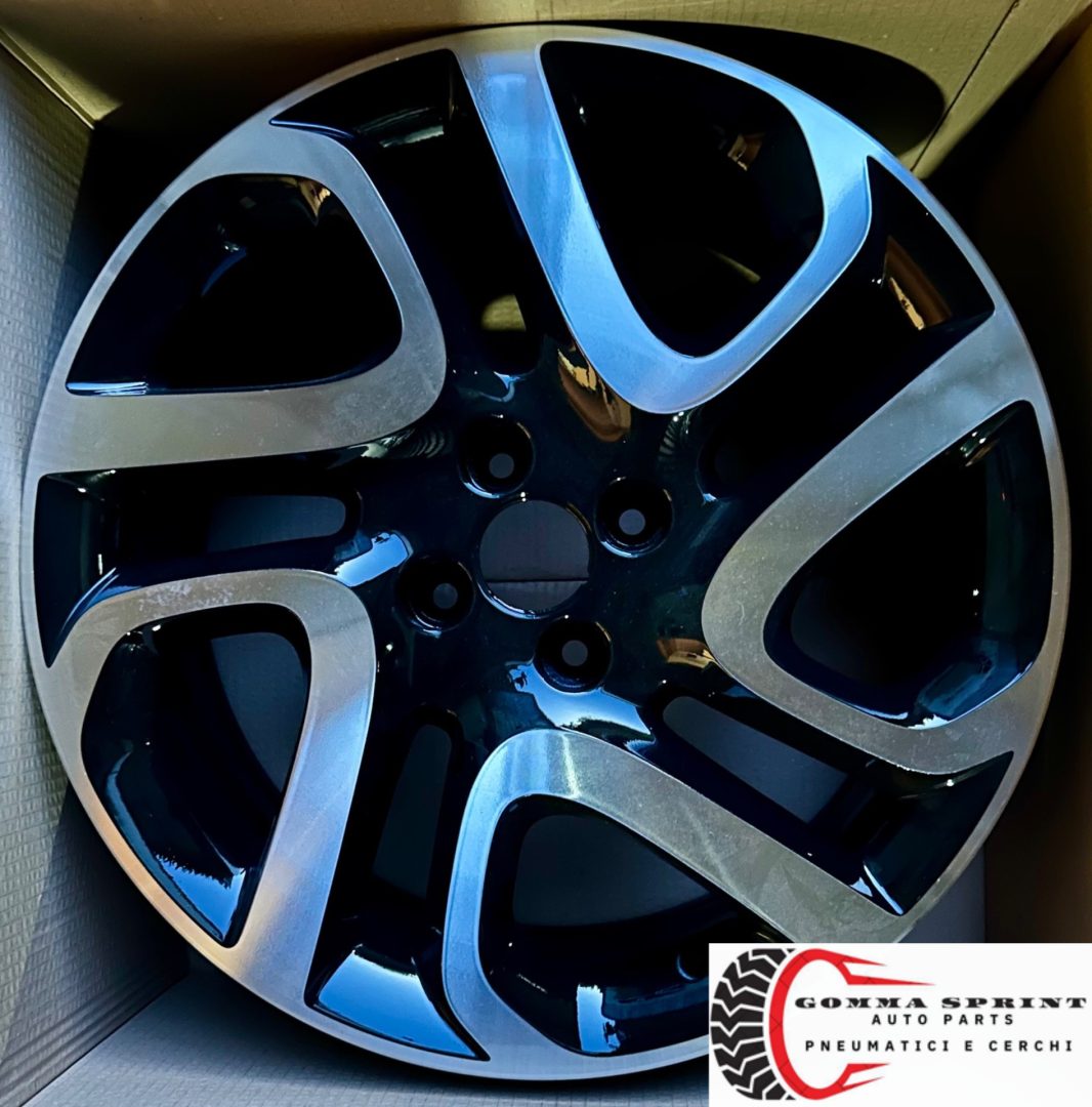 4 CERCHI IN LEGA ORIGINALI RAGGIO 17 RENAULT CAPTUR NERO LUCIDO DIAMANTATO (PARI AL NUOVO) - immagine 6