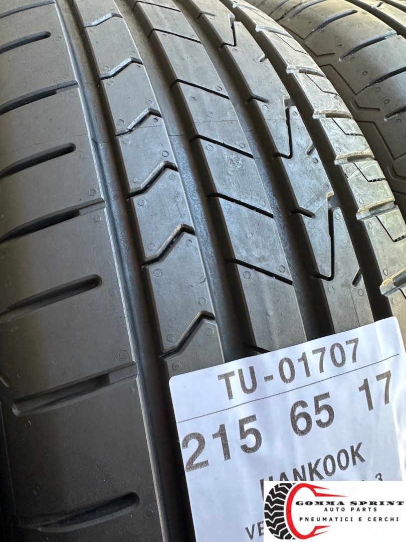 4 PNEUMATICI 215/65 R17 HANKOOK ESTIVE SEMINUOVE - immagine 8
