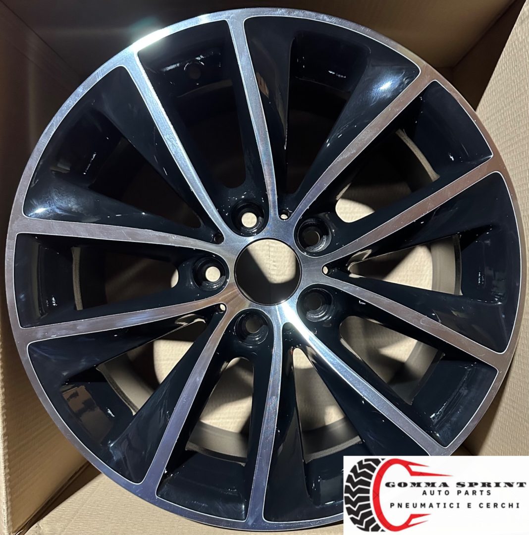 4 CERCHI IN LEGA ORIGINALI RAGGIO 18 BMW X3 X4 Z4 NERO LUCIDO DIAMANTATO (PARI AL NUOVO) - immagine 8