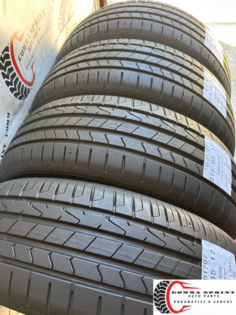 4 PNEUMATICI 215/65 R17 HANKOOK ESTIVE SEMINUOVE - immagine 9