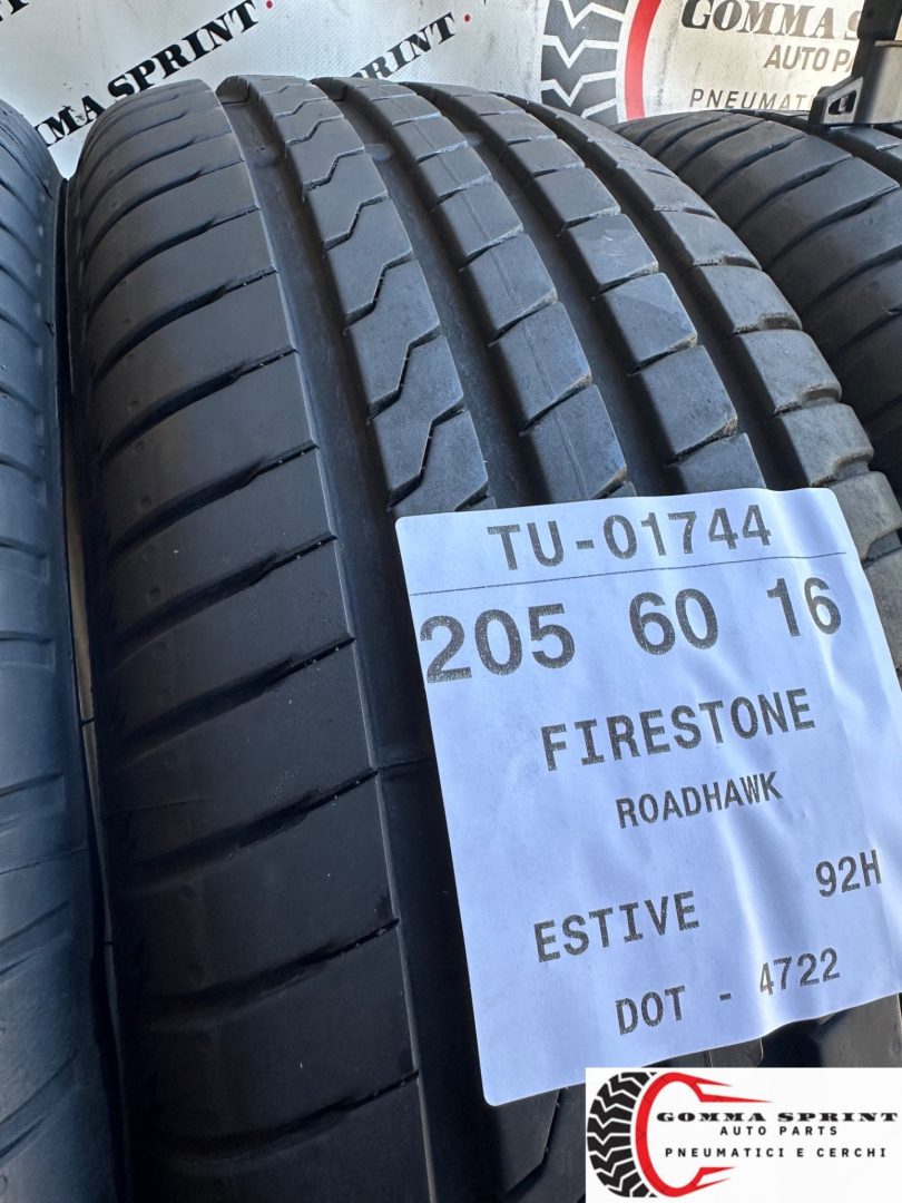 4 PNEUMATICI 205/60 R16 FIRESTONE ESTIVE - immagine 9